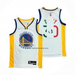 Camiseta Golden State Warriors Stephen Curry NO 30 2022 Slam Dunk Special Mexico Edition Blanco