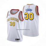 Camiseta Golden State Warriors Stephen Curry NO 30 Classic Edition Blanco