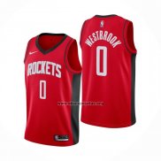 Camiseta Houston Rockets Russell Westbrook NO 0 Icon 2019-20 Rojo