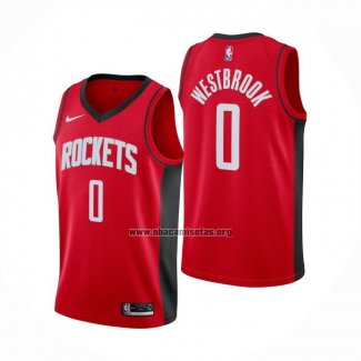 Camiseta Houston Rockets Russell Westbrook NO 0 Icon 2019-20 Rojo