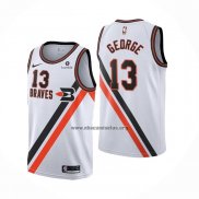 Camiseta Los Angeles Clippers Paul George NO 13 Classic 2019-20 Blanco