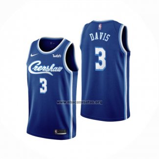 Camiseta Los Angeles Lakers Anthony Davis NO 3 Classic 2019-20 Azul