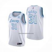 Camiseta Los Angeles Lakers Austin Reaves NO 31 Ciudad 2021-22 Blanco