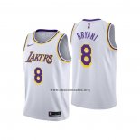 Camiseta Los Angeles Lakers Kobe Bryant NO 8 Association 2018 Blanco