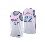 Camiseta Miami Heat Jimmy Butler NO 22 Ciudad 2019 Blanco