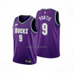 Camiseta Milwaukee Bucks Bobby Portis NO 9 Classic 2022-23 Violeta
