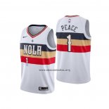 Camiseta New Orleans Pelicans Zion Williamson NO 1 Earned 2019-20 Blanco