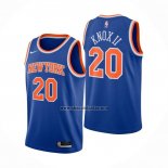 Camiseta New York Knicks Kevin Knox II NO 20 Icon 2020-21 Azul
