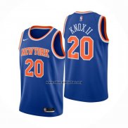 Camiseta New York Knicks Kevin Knox II NO 20 Icon 2020-21 Azul