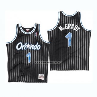 Camiseta Nino Orlando Magic Tracy McGrady NO 1 Hardwood Classics Throwback Negro