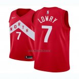 Camiseta Nino Toronto Raptors Kyle Lowry NO 7 Earned 2018-19 Rojo