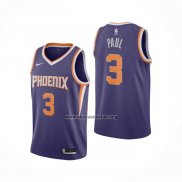 Camiseta Phoenix Suns Chris Paul NO 3 Icon 2020-21 Violeta