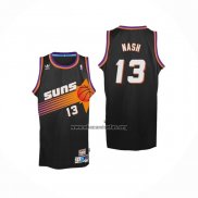 Camiseta Phoenix Suns Steve Nash NO 13 Retro Negro