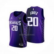 Camiseta Sacramento Kings Colby Jones NO 20 Statement 2023-24 Violeta