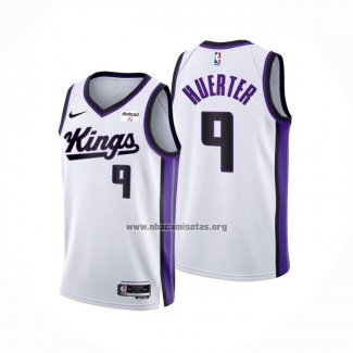 Camiseta Sacramento Kings Kevin Huerter NO 9 Association 2023-24 Blanco