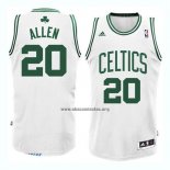 Camisetas Boston Celtics Ray Allen NO 20 Blanco