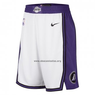 Pantalone Los Angeles Lakers Ciudad 2022-23 Blanco