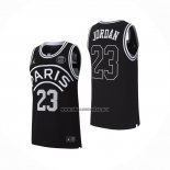 Camiseta AJ x PSG Michael Jordan NO 23 Negro