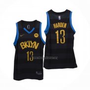Camiseta Brooklyn Nets James Harden NO 13 Fashion Royalty Negro