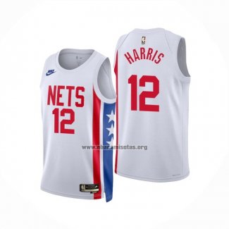 Camiseta Brooklyn Nets Joe Harris NO 12 Classic 2022-23 Blanco