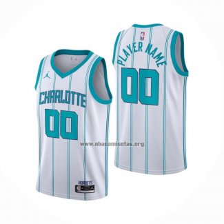 Camiseta Charlotte Hornets Personalizada Association 2020-21 Blanco