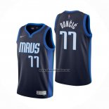 Camiseta Dallas Mavericks Luka Doncic NO 77 Earned 2020-21 Azul