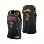Camiseta Los Angeles Lakers Carmelo Anthony NO 7 Earned Negro