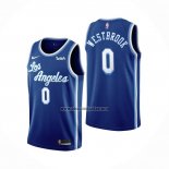 Camiseta Los Angeles Lakers Russell Westbrook NO 0 Classic 2021-22 Azul