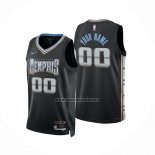 Camiseta Memphis Grizzlies Personalizada Ciudad 2022-23 Negro