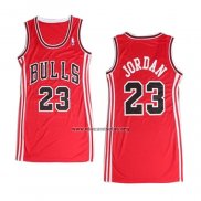 Camiseta Mujer Chicago Bulls Michael Jordan NO 23 Icon Rojo