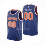 Camiseta New York Knicks Obi Toppin NO 00 Icon 2020-21 Azul