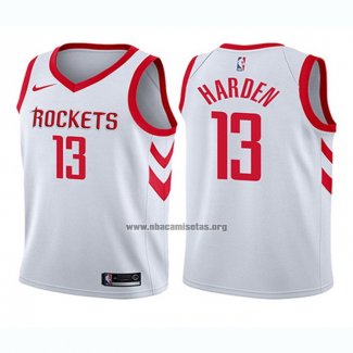 Camiseta Nino Houston Rockets James Harden NO 13 Association 2017-18 Blanco