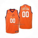 Camiseta Nino Phoenix Suns Personalizada Statement 2020-21 Naranja