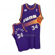 Camiseta Phoenix Suns Charles Barkley NO 34 Retro Violeta