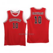 Camiseta Shohoku Sakuragi NO 10 Rojo