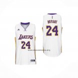 Camisetas Los Angeles Lakers Kobe Bryant NO 24 Blanco