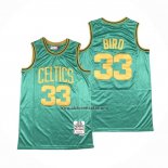 Camiseta Boston Celtics Larry Bird NO 33 Mitchell & Ness 1985-86 Verde2