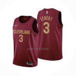 Camiseta Cleveland Cavaliers Caris Levert NO 3 Icon 2022-23 Rojo