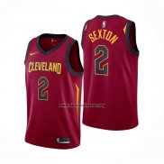 Camiseta Cleveland Cavaliers Collin Sexton NO 2 Icon Rojo