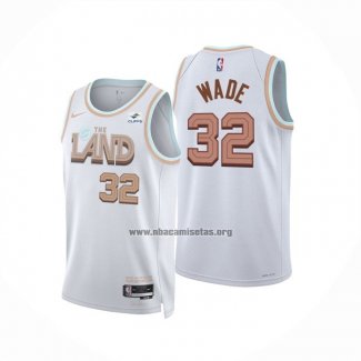 Camiseta Cleveland Cavaliers Dean Wade NO 32 Ciudad 2022-23 Blanco