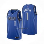 Camiseta Dallas Mavericks Dennis Smith NO 1 Icon Azul