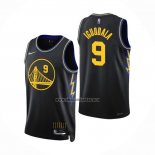 Camiseta Golden State Warriors Andre Iguodala NO 9 Ciudad 2021-22 Negro