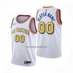 Camiseta Golden State Warriors Personalizada Classic Edition 2019-20 Blanco