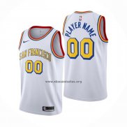 Camiseta Golden State Warriors Personalizada Classic Edition 2019-20 Blanco