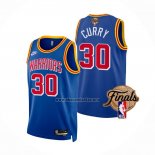 Camiseta Golden State Warriors Stephen Curry NO 30 Classic 2022 NBA Finals Azul