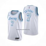 Camiseta Los Angeles Lakers Carmelo Anthony NO 7 Ciudad 2020-21 Blanco