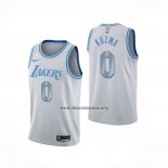 Camiseta Los Angeles Lakers Kyle Kuzma NO 0 Ciudad 2020-21 Blanco