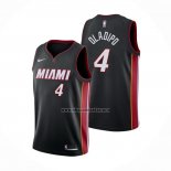 Camiseta Miami Heat Victor Oladipo NO 4 Icon Negro