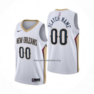 Camiseta New Orleans Pelicans Personalizada Association 2020-21 Blanco