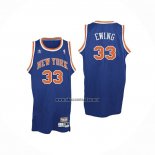 Camiseta New York Knicks John Starks NO 3 Retro Azul